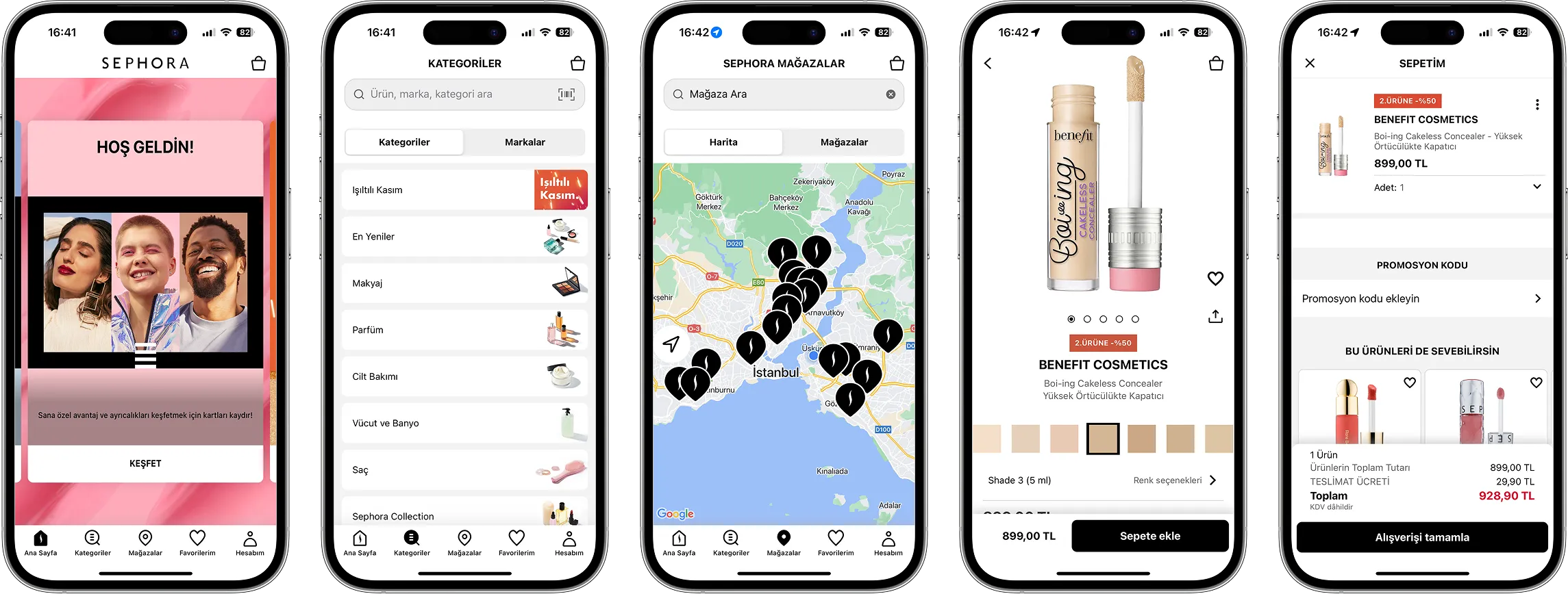 Akinon E-commerce Experience — Sephora (app)