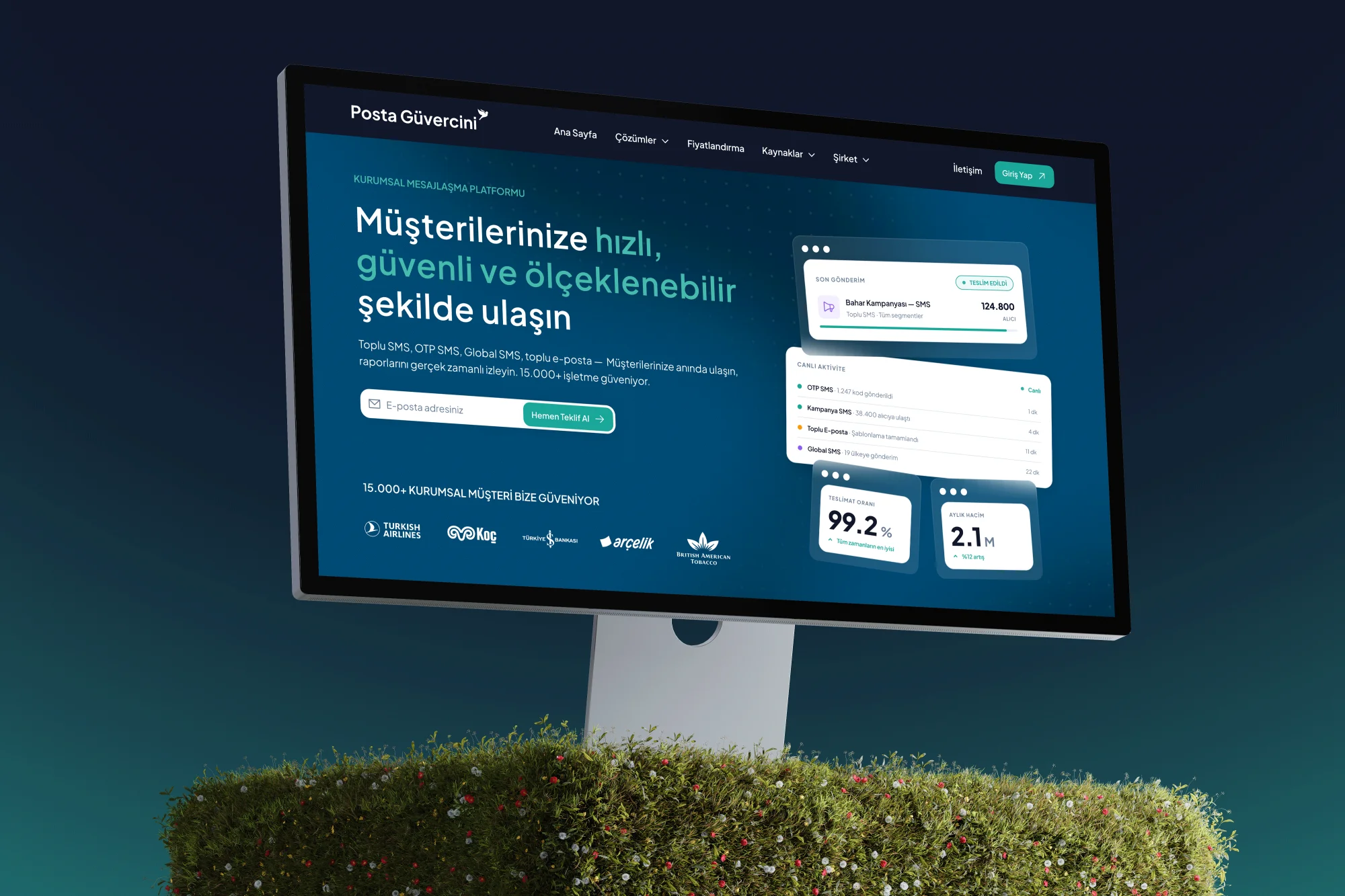 Posta Güvercini Website — 1